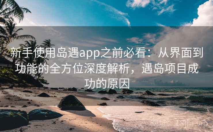 新手使用岛遇app之前必看：从界面到功能的全方位深度解析，遇岛项目成功的原因